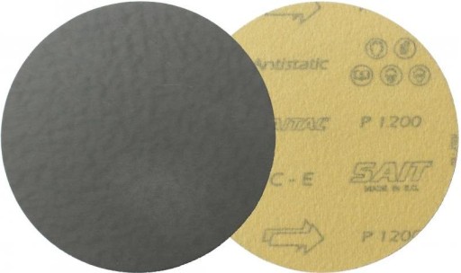krążek papier ścierny do kamienia szkła SAIT 125 gr. 1200