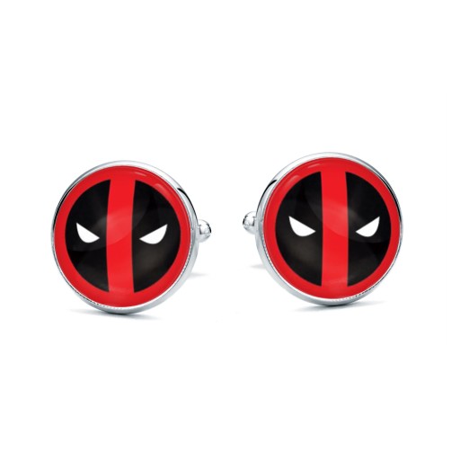 Spinki do mankietów Deadpool Maska Marvel Film