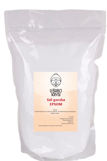 SÓL GORZKA EPSOM 1kg RZYMSKA SIARCZAN MAGNEZU