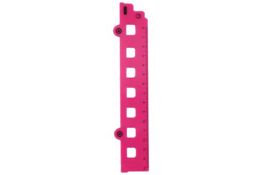 Linijka szkolna,dla dzieci, ozdobna, auto, 15 cm