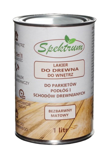 Lakier do podłóg SPEKTRUM bezbarwny matowy 1L