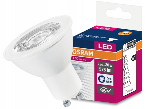Żarówka LED Osram GU10 6,9 W biała neutralna