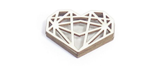 SERCE AŻUROWE SHAKER BOX BEERMATA 40x33mm RS21