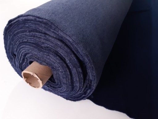 DZIANINA DRESOWA DRAPANA NA BLUZY GRUBA 280g JEANS