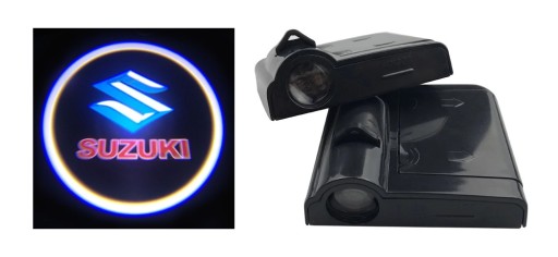 2x LED LOGO PROJEKTOR HD 3D BEZPRZEWODOWE DO DRZWI SUZUKI WSZYSTKIE MODELE