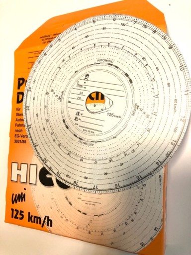 Wykresówki do tachografu 125 KM HICO Tarczki