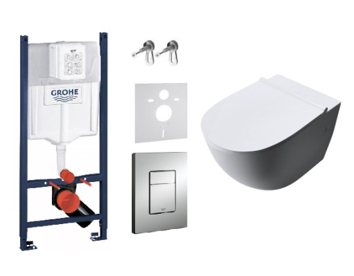 GROHE STELAŻ MISKA LINIGER RIMLESS DESKA SLIM W/O