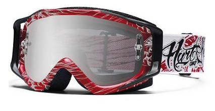 Gogle SMITH HART & HUNTINGTON RED/SILVER