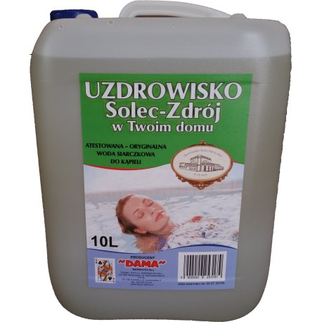 WODA SIARCZKOWA SOLEC-ZDRÓJ DO KĄPIELI 10L