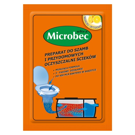 Microbec ULTRA bakterie do szamb SASZETKA 1 x 25g