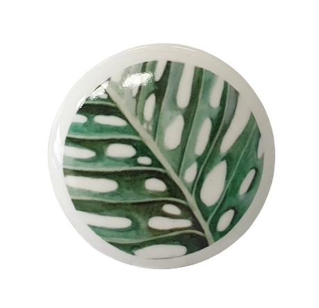 Gałka do mebli MONSTERA PALMA LIŚĆ green dotdesign