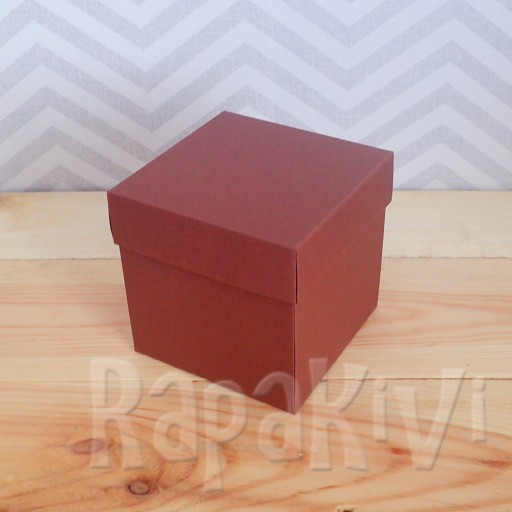 Exploding box, baza pudełko duże brązowe 10 cm
