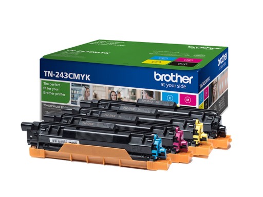 4x toner org. Brother TN-243CMYK L3550cdw L3770cdw