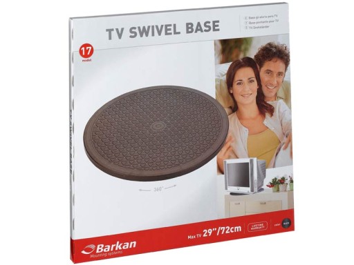 PODSTAWA OBROTOWA TELEWIZORA MONITORA LCD LED TALERZ OBROTOWY 40CM BARKAN