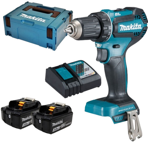 MAKITA Wkrętarka bezszczotkowa DDF485RFJ18V 2x3Ah