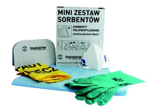 Sorbent sorbenty do oleju ropy ROPA OLEJE zestaw