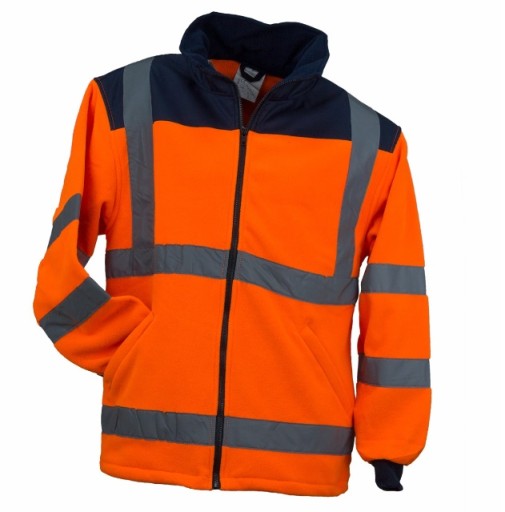 BLUZA POLAROWA OSTRZEGAWCZA ROZ. XXL POLAR ROBOCZY
