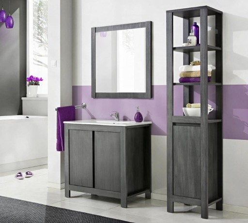 ZESTAW MEBLI ŁAZIENKOWYCH CLASSIC GRAFIT 60 CM