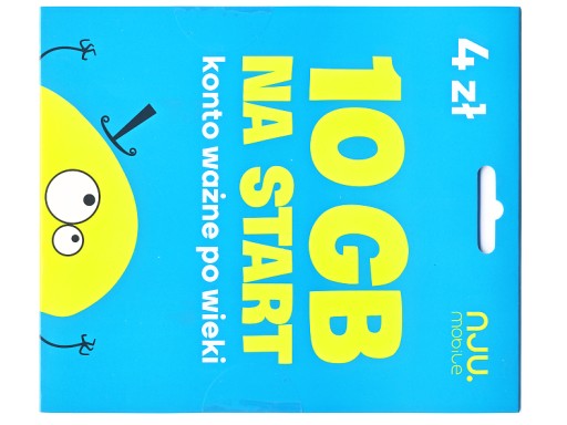 Starter NJU mobile 4 zł + 10 GB