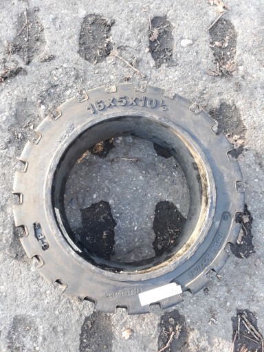 Opaska amortyzująca 16x5x10,5 do wózka widłowego