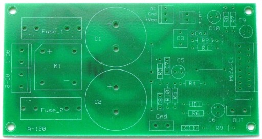 A-120pcb. Płytka wzmacniacz mocy TDA7294