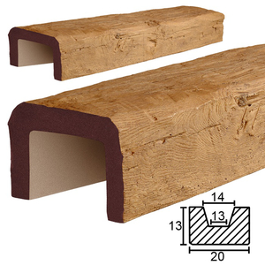Belka Rustykalna 20x13 cm 2m