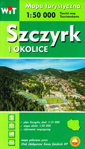 Szczyrk i okolice Beskid Śląski mapa NOWE WYDANIE