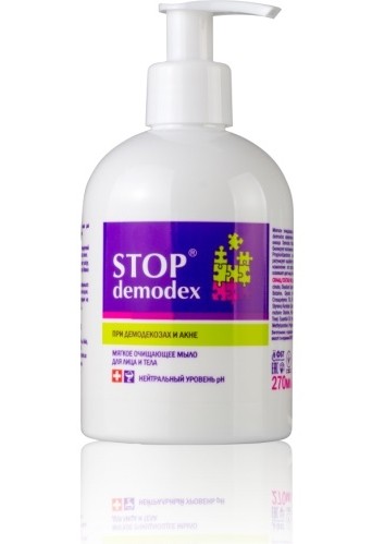 MYDŁO DO TWARZY I CIAŁA STOP DEMODEX 270 ML