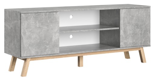 Komoda Szafka RTV Vero Beton Styl Skandynawski