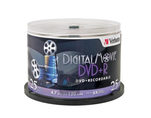 Verbatim DVD+R x8 4.7GB 1szt Nawigacje MID:MCC003 koperta CD