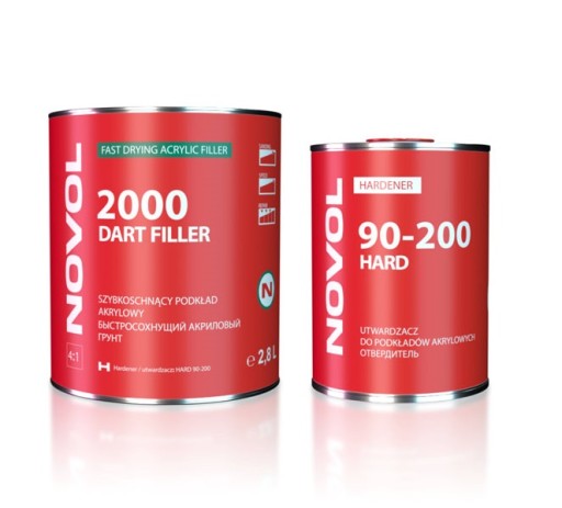 NOVOL 2000 DART FILLER PODKŁAD AKRYLOWY 3,5L SZARY