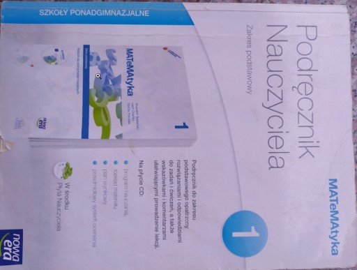 MATEMATYKA 1 NOWA ERA PODRĘCZNIK nauczyciela ZP