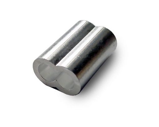 Zacisk złączka tuleja rękaw aluminiowy linka 3 mm