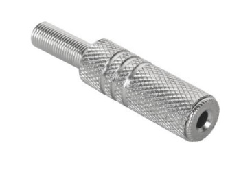 GNIAZDO JACK 3.5mm STEREO NA KABEL METAL GNI0012S