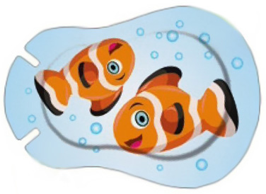 ORTOPAD RYBKA Nemo MEDIUM Plastry na oko zeza 10
