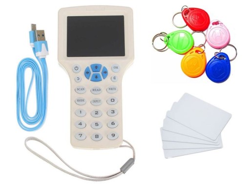 Czytnik Programator Kloner Duplikator RFID ZESTAW