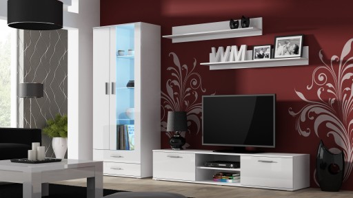 Zestaw SOHO 8-fronty wysoki połysk LED- CAMA MEBLE