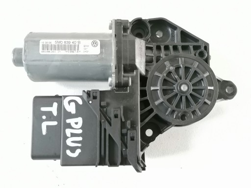 VW GOLF V PLUS SILNICZEK SZYB TYL LEWY 5M0839401B