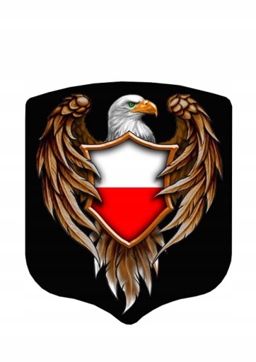 NAKLEJKA NALEPKA GODŁO ORZEŁ FLAGA POLSKA