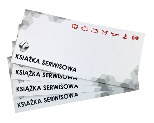 KSIĄŻKA SERWISOWA PRZEGLĄDÓW NAPRAW RENAULT