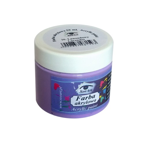 Farba akrylowa SeeArt 50 ml. 16 lawenda