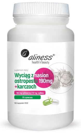 Aliness OSTROPEST + KARCZOCH, SYLIMARYNA, CYNARYNA