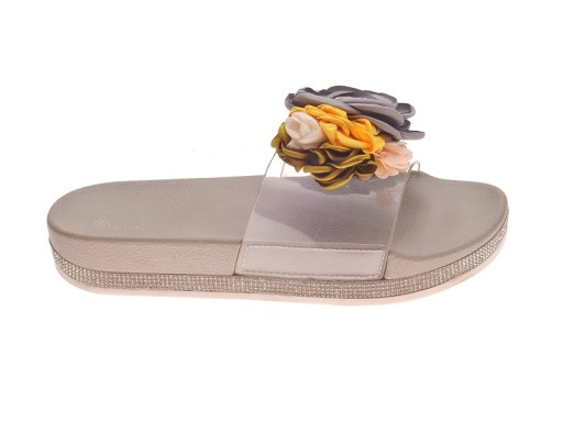 MODNE KLAPKI DAMSKIE SE-9622 Grey r.40