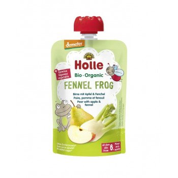 HOLLE BIO MUS KOPERKOWA ŻABA GRUSZKA JABŁKO KOPER