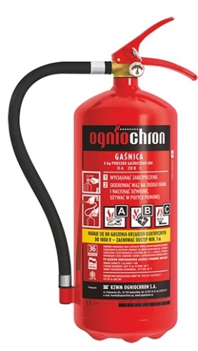 GAŚNICA PROSZKOWA 6 KG OGNIOCHRON