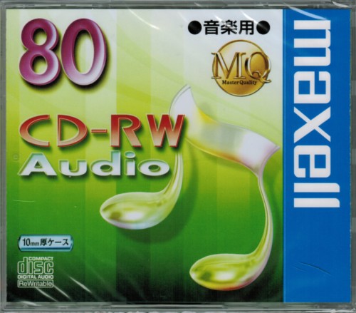 Maxell CD-RW AUDIO MasterQuality Japan stacj.nagrw