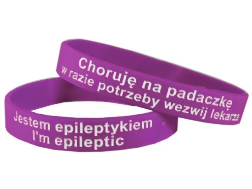 FIOLETOWA OPASKA DLA EPILEPTYKA MAM PADACZKĘ 202