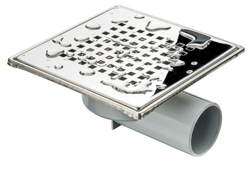 Kratka odpływowa 15x15 pralnia kotłowania chrom