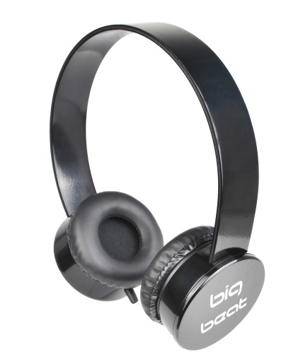 Słuchawki nauszne przewodowe stereo lekkie BigBeat