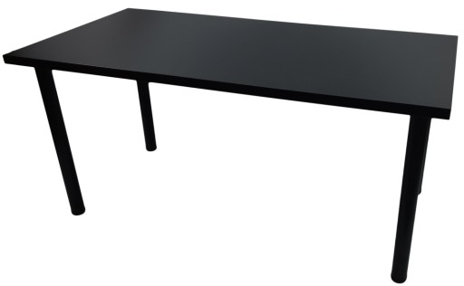 BIURKO GAMINGOWE CZARNE 120x60x18 STÓŁ PRODUCENT